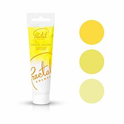Fractal Colors FullFill Gel Lemon Yellow - Sitruunankeltainen pastaväri, 30g.