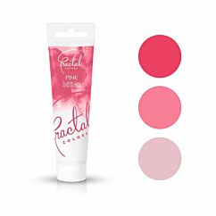 Fractal Colors FullFill Gel Pink - Vaaleanpunainen pastaväri, 30g.