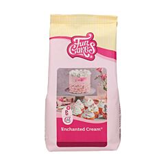 FunCakes Enchanted Cream - Helppokäyttöinen valkoinen kuorrutesekoitus, 450g.