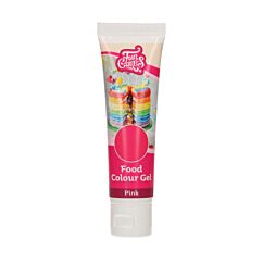 FunCakes FunColours Gel Food Colour Pink - Vaaleanpunainen pastaväri, 30g.
