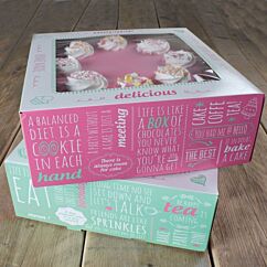 FunCakes kakkulaatikko "Design quotes" 32 x 32 x 11,5 cm.