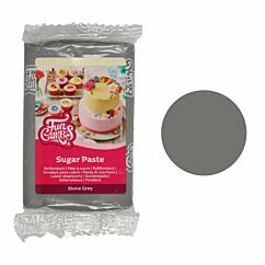 FunCakes Sugar Paste Stone Grey - Kivenharmaa sokerimassa, 250g.