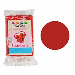 FunCakes mansikanmakuinen sokerimassa, 250g.