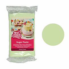 FunCakes Sugar Paste Pastel Green - Pastellinvihreä sokerimassa, 250g.
