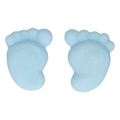 Sokerikoristeet - Baby Feet, Vaaleansininen 16 kpl