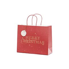Lahjakassi - Merry Christmas, Punainen, 1kpl