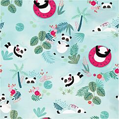 Lahjapaperi - Panda vacation, 70cmx10m