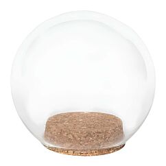 Lasipallo korkkipohjalla, 12cm