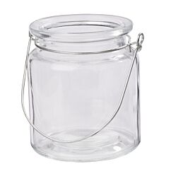 Lasipurkki metallikahvalla, 9cm