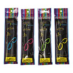 Glow sticks. Pimeässä hohtavat rannerenkaat, 15 kpl.
