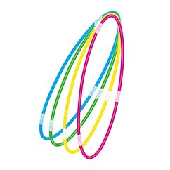 Itsevalaisevat  Glowsticks Kaulakoru - 4kpl