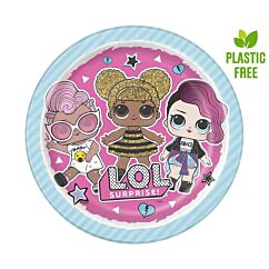 EKO pahvilautaset - LOL Surprise, 22cm, 8kpl