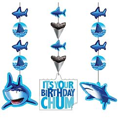 Roikkuvat ripustettavat hai koristeet, 3 kpl.