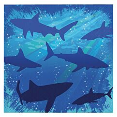 Hai jälkiruoka-servetit, 16 kpl.