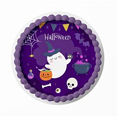 Kakkukuva - Halloween Kummitus ja noidanpata