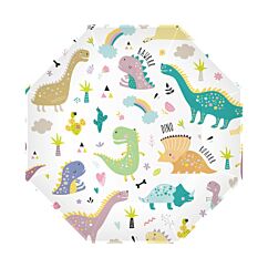 Pahvilautaset, Happy-Dino, 6kpl