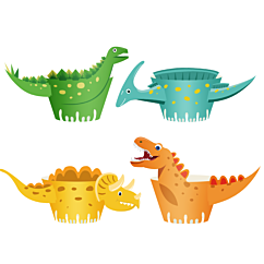 Suloiset dinosaurus muffinikääreet, 8 kpl.
