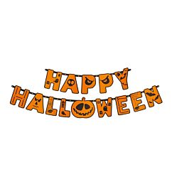 Banneri - Happy Halloween, 185cm
