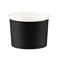Mustat jäätelökipot / herkkukipot, 8 kpl.