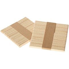 Puiset jäätelötikut, 100 kpl. Pituus 11,3 cm.