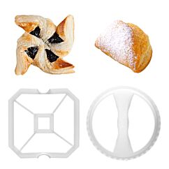 Torttumuotit - Muovi, 2kpl