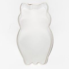 Metallinen pöllö-muotti.