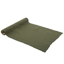 Kaitaliina Jacquard - Khaki, 28x500cm