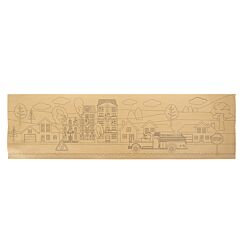 Väritettävä paperinen kaitaliina, Paloauto, 40cmx140cm