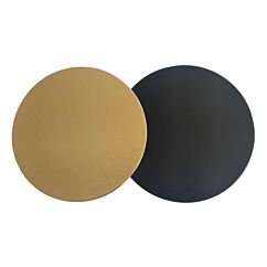 Kakkupahvi kulta/musta, (1100 g/m2), 34 cm - 50 kpl
