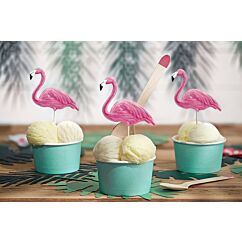 Koristetikut - Flamingo, 6kpl