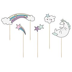 Kakkukoristetikut - Unicorn, 5kpl