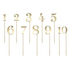 Numerotikut 1-10 Kulta