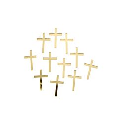 Pienet ristit - Kulta, Akryyli, 10kpl