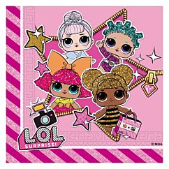 L.O.L. Glitterati Metallic lautasliinat, 20 kpl