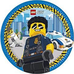 Pahvilautaset - Lego City Poliisi, 8kpl