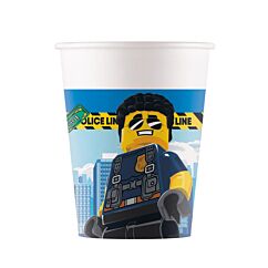 Pahvimukit - Lego City Poliisi, 8kpl