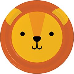 Pahvilautaset, Leijonan kasvot, 22cm, 8kpl