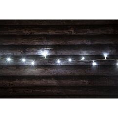 Valosarja 240LED kylmä valkoinen IP44 - läpinäkyvä johto, 24m