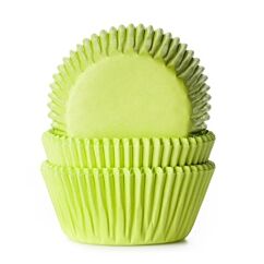 Lime vihreät muffinivuoat, 50 kpl.