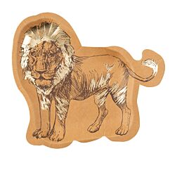 Pahvilautaset - Kraft Safari, Leijona, 8kpl