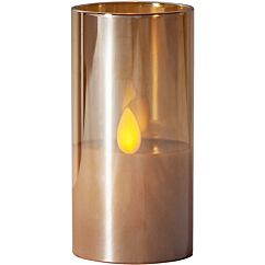 M-Twinkle LED-kynttilälasi 10cm - Amber