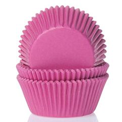 Fuksia mini-muffinivuoat, 60 kpl.
