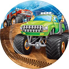 Autolautaset, Monster Truck, 17cm, 8kpl