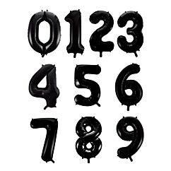 Isot numerofoliopallot - Musta, 86cm