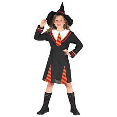 Naamiaisasu lapsille 7 - 9 v, noitakoulun oppilas, esimerkiksi Harry Potter juhliin.