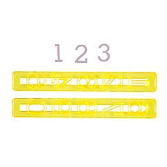 Numeromuotti - isot numerot 0-9.