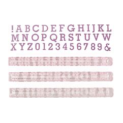 Kirjain- ja numeromuotti