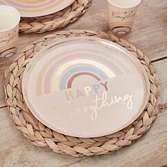Isot pahvilautaset, Satenkaari, Happy Everything, 8 kpl