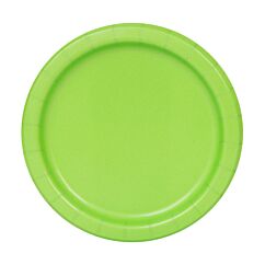 Pahvilautaset, Lime Vihreät, 17cm, 8 kpl