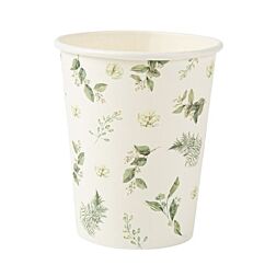 Pahvimukit - Botanical/kulta, 8kpl